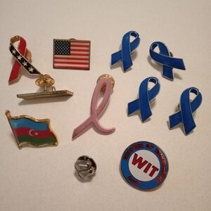 #687.  11 Piece Assorted Pin Bundle